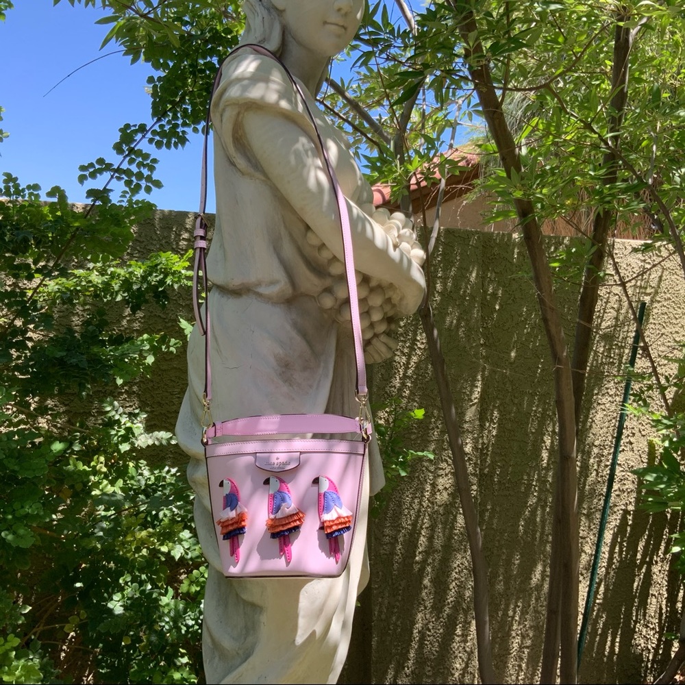 Kate Spade Small pink leather bucket bag - Picture 2 of 16